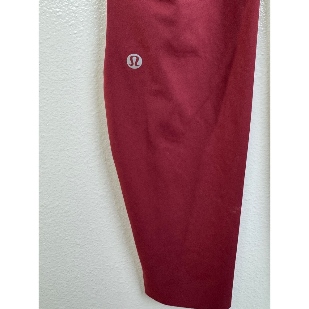 Lululemon Align High Rise Leggings Size 8 Nulu Yoga Soft Stretch Mulled Wine - Picture 5 of 10